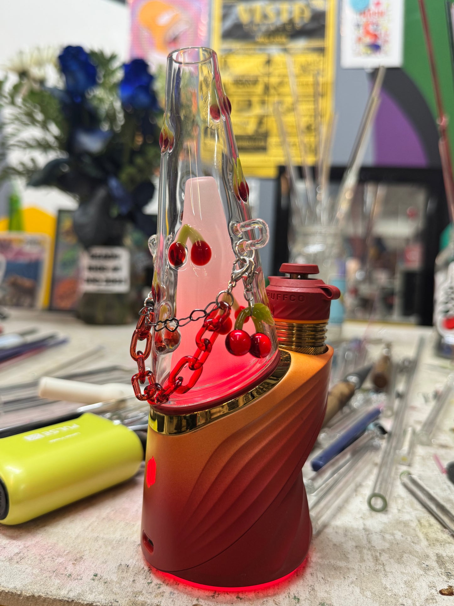 Cherry Bomb Puffco Peak Top *custom order*