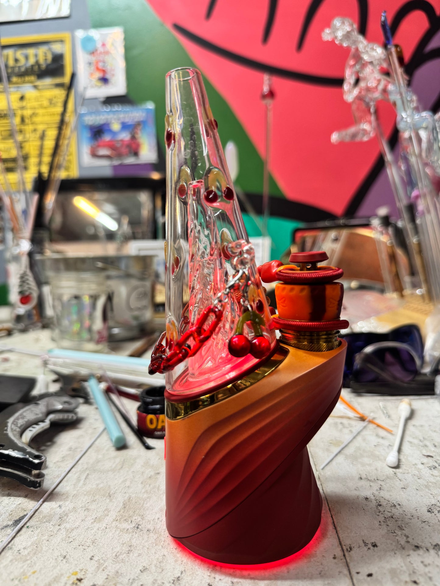 Cherry Bomb Puffco Peak Top *custom order*