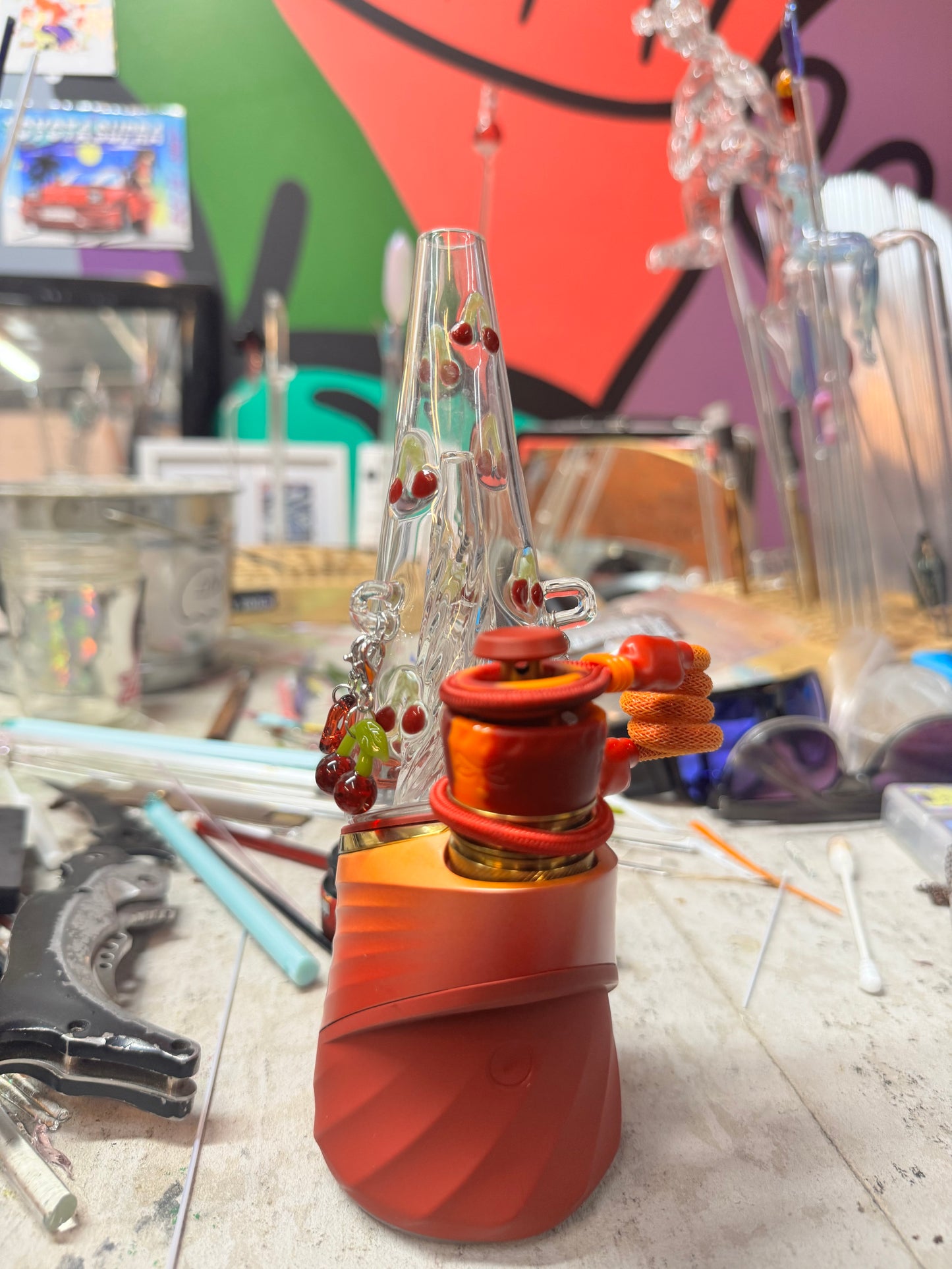 Cherry Bomb Puffco Peak Top *custom order*