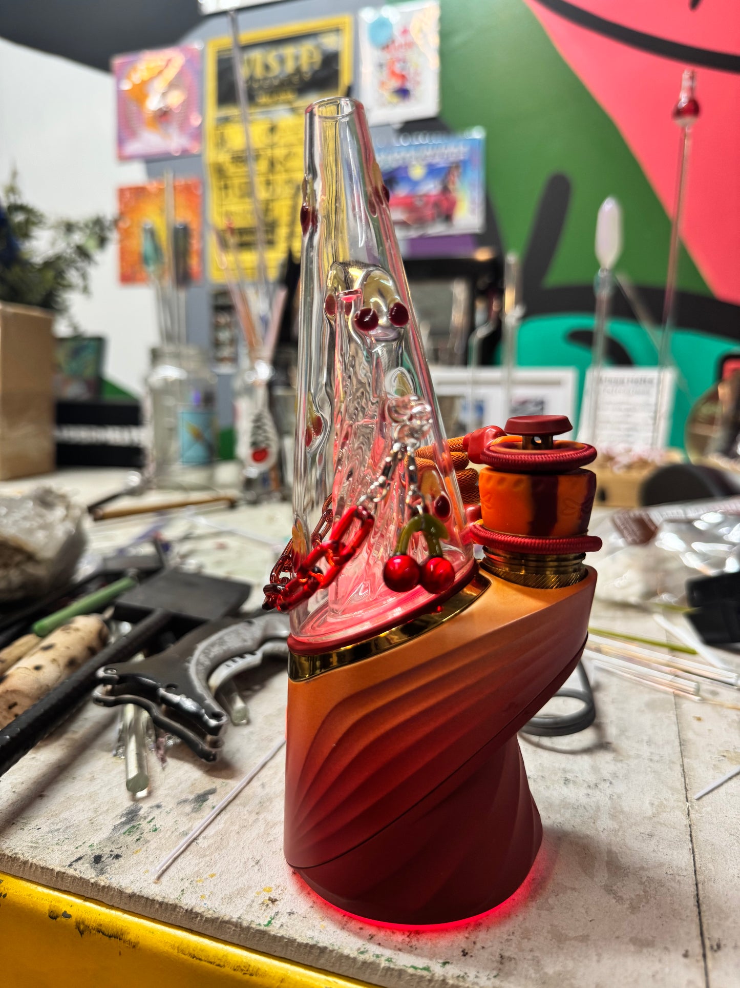 Cherry Bomb Puffco Peak Top *custom order*